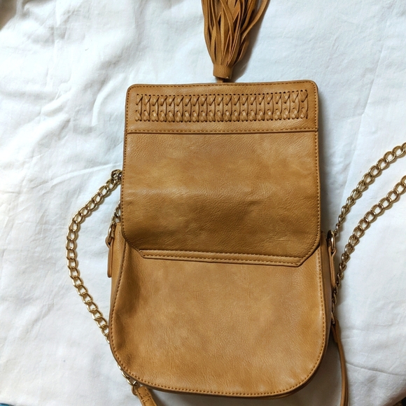 E2O Tan Beige Sling Bag - New - Picture 6 of 7